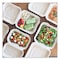 World Centric Fiber Hinged Containers, 9.2 x 9.1 x 3.2, Natural, Paper, 300PK TO-SC-U9-LFP - alternate 4